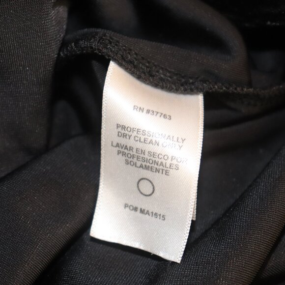 Laundry By Shelli Segal Black Velvet Shirt Size Small - Picture 8 of 11